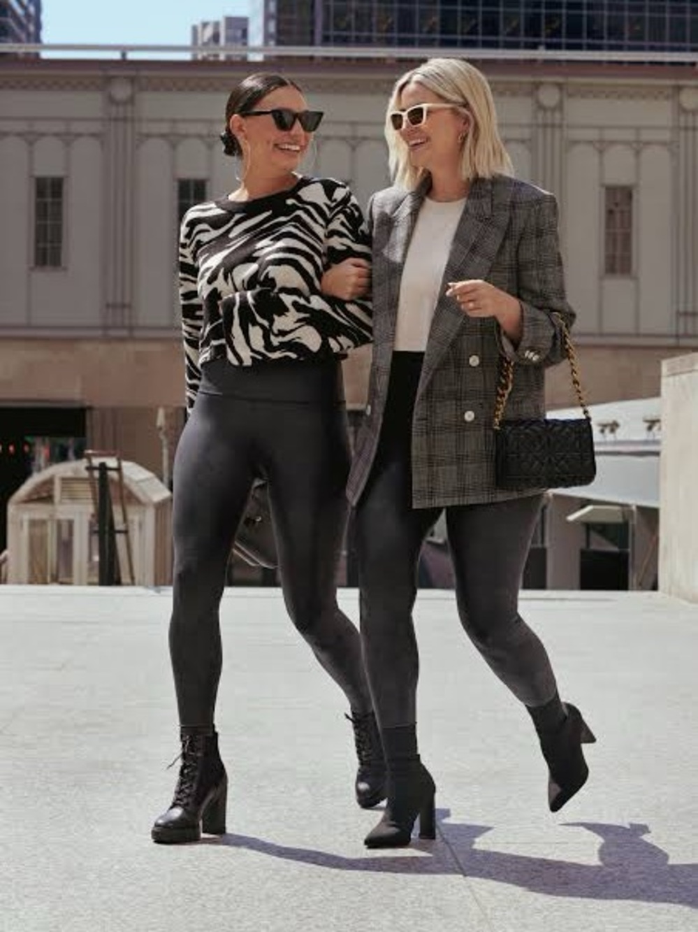 Knix x Bird’s Papaya High Rise Faux Leather Sculpt Legging